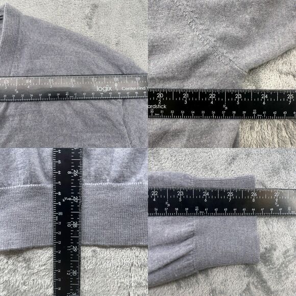 LE 31 Par Simons Pullover Sweater Mens XXL V-Neck Light Blue Tight Knit Preppy - Picture 5 of 6